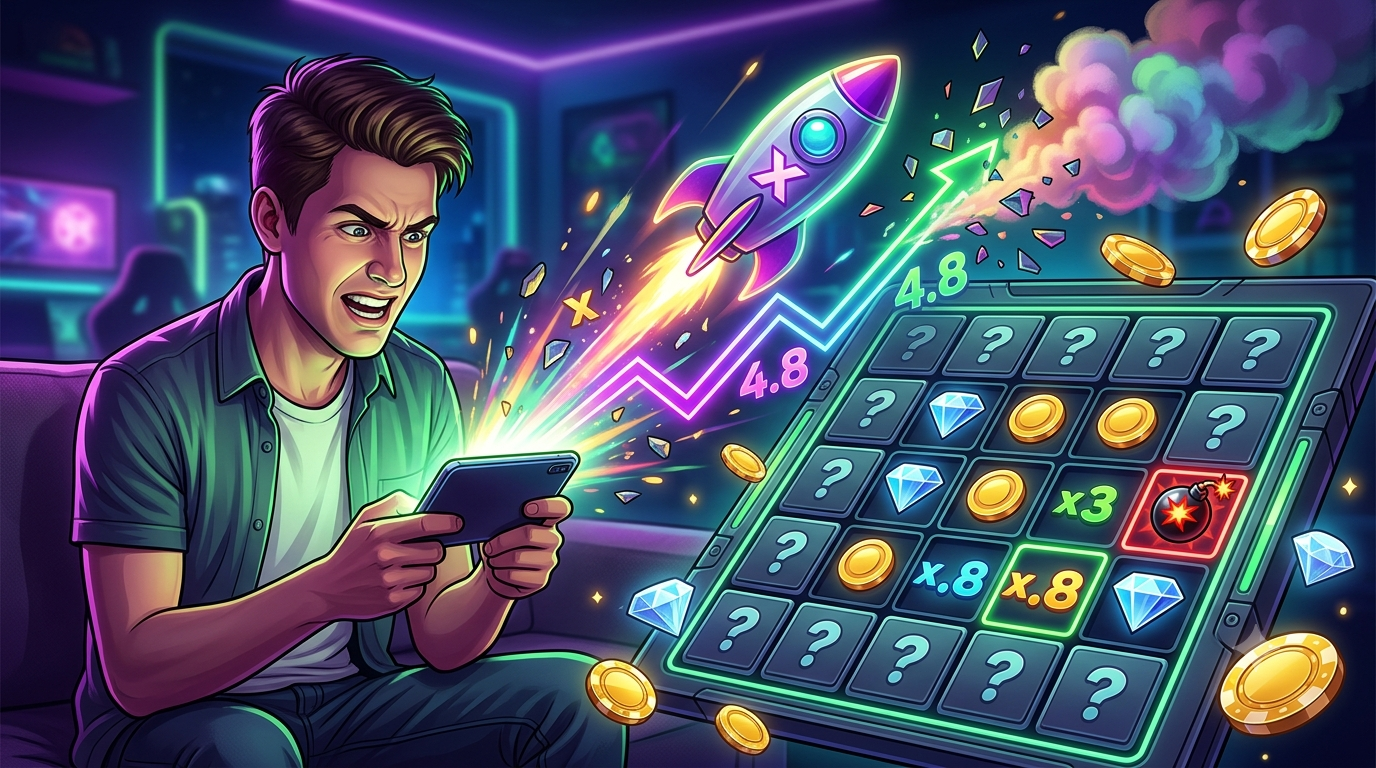 Jogos de Crash e Mines: Como Jogar de Forma Inteligente em Plataformas Populares